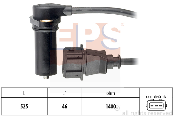 Czujnik położenia wału EPS 1.953.219