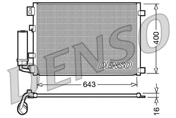 Skraplacz klimatyzacji DENSO DCN46002