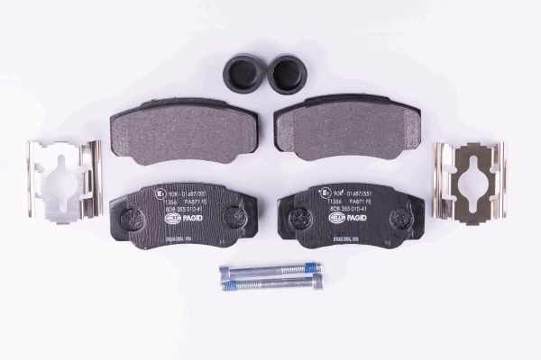 Klocki hamulcowe HELLA 8DB 355 010-411