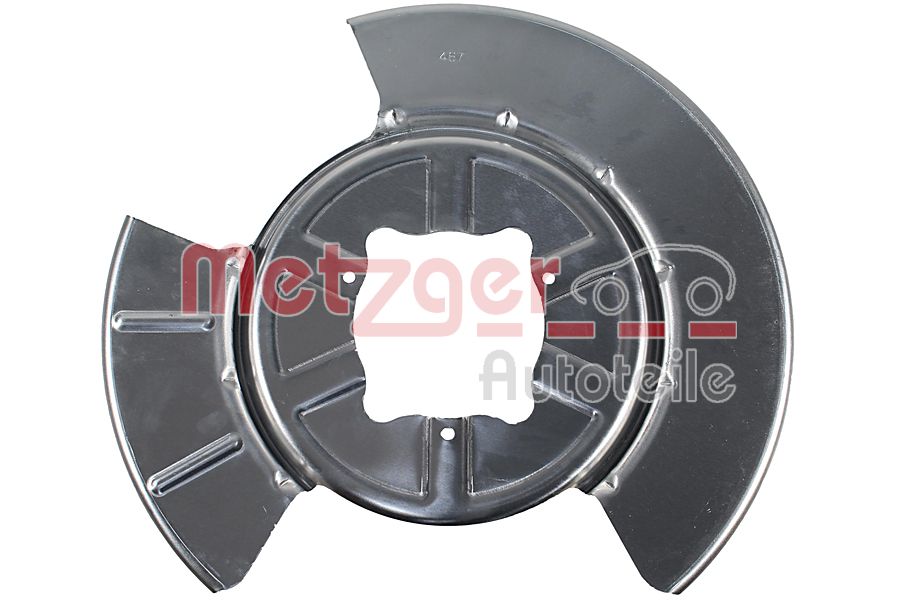 Panel rozbryzgiwujący, tarcza hamulcowa METZGER 6115555