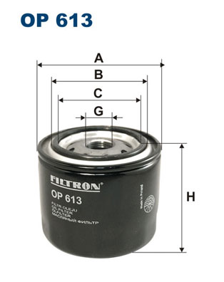 Filtr oleju FILTRON OP613