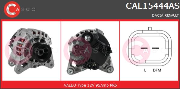 Alternator CASCO CAL15444AS