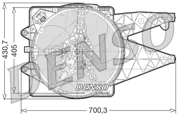 Wentylator DENSO DER01020