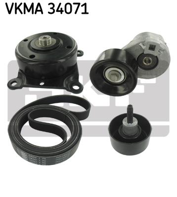 Zestaw paska osprzętu SKF VKMA 34071
