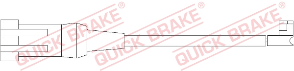 Czujnik zużycia klocków QUICK BRAKE WS 0245 A