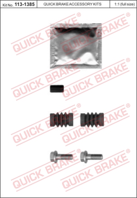 Zestaw naprawczy zacisk hamulcowy QUICK BRAKE 113-1385