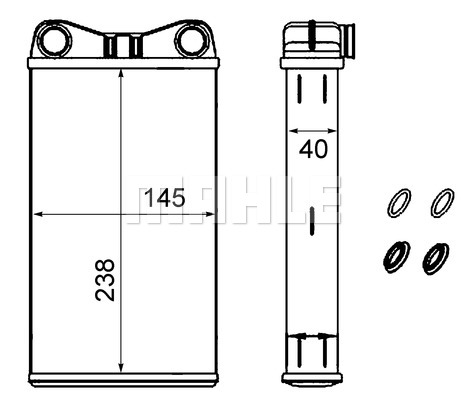 Nagrzewnica MAHLE AH 239 000S