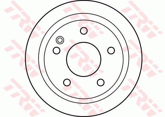 Tarcza hamulcowa TRW DF4224