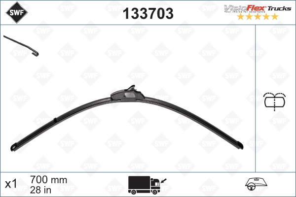 Pióro wycieraczki SWF 133703