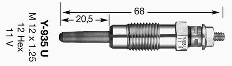 Świeca żarowa NGK 4791