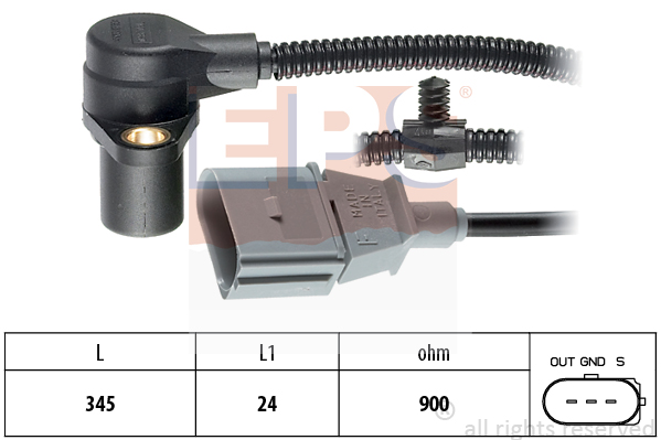 Czujnik położenia wału EPS 1.953.287