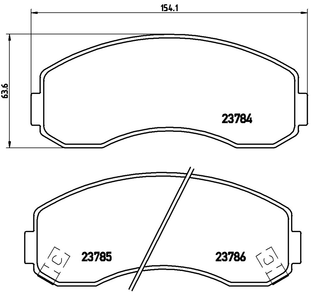 Klocki hamulcowe BREMBO P 99 003