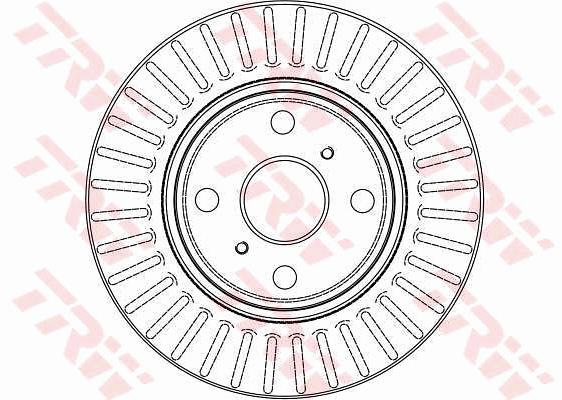 Tarcza hamulcowa TRW DF4058