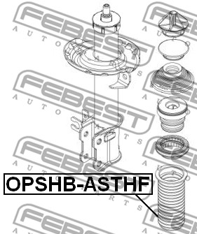 Osłona  miecha powietrznego FEBEST OPSHB-ASTHF