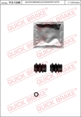 Zestaw naprawczy zacisk hamulcowy QUICK BRAKE 113-1349