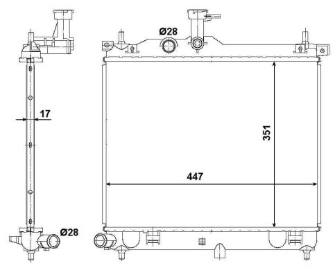Chłodnica NRF 53029