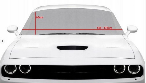 OSLONA LATO/ZIMA NA SZYBĘ 145/175X95CM CARPASSION