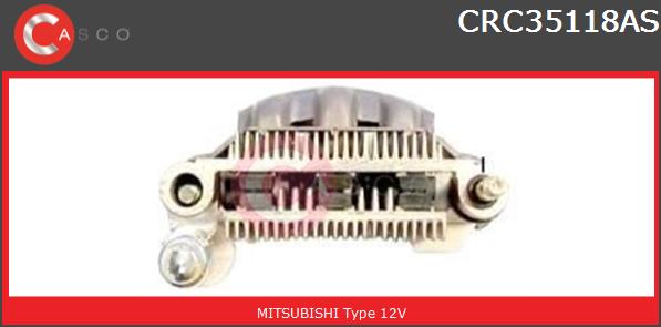 Mostek prostowniczy alternatora CASCO CRC35118AS