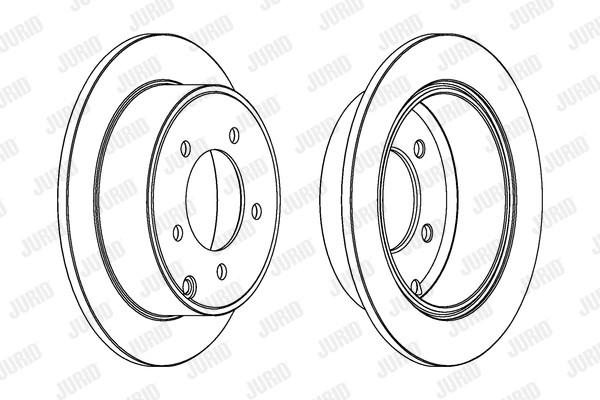 Tarcza hamulcowa JURID 562857JC