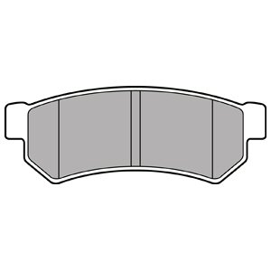 Klocki hamulcowe DELPHI LP2502