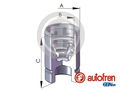 Tłoczek zacisku hamulcowego AUTOFREN SEINSA D025522