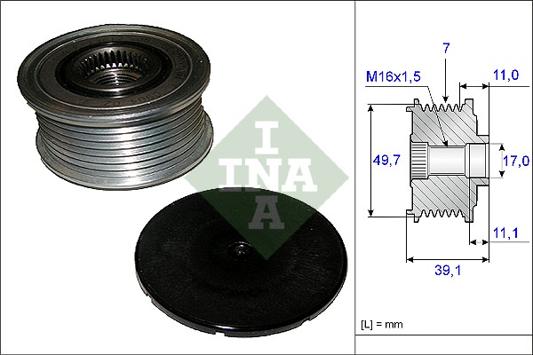 Sprzęgło alternatora INA 535 0084 10