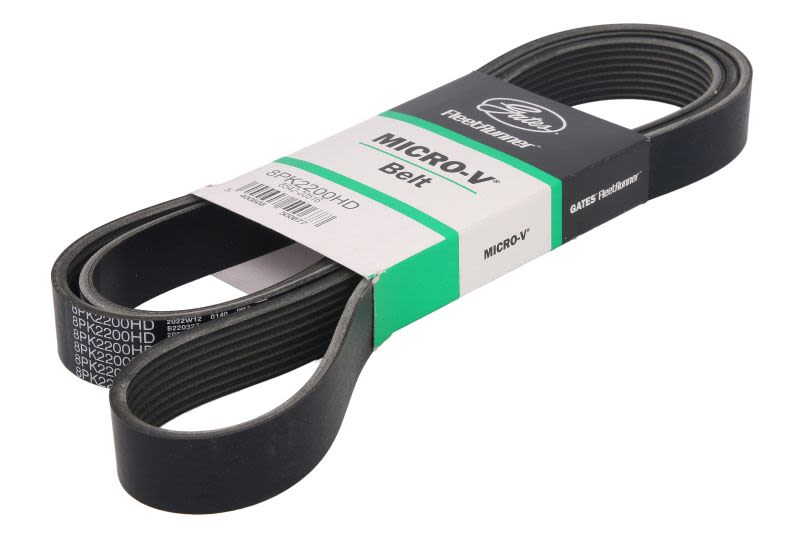 Pasek klinowy wielorowkowy GATES 8PK2200HD