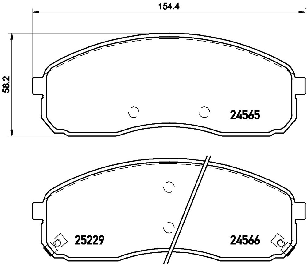 Klocki hamulcowe BREMBO P 30 058