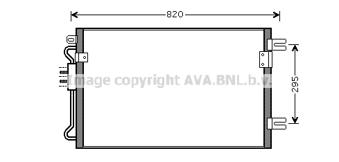 Skraplacz klimatyzacji AVA QUALITY COOLING CRA5098