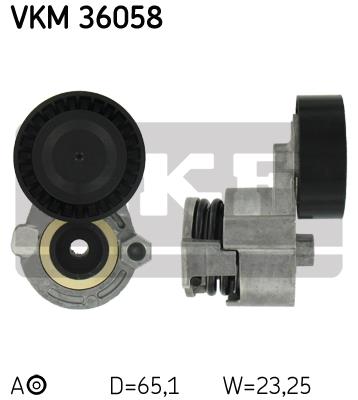 Rolka napinacza paska osprzętu SKF VKM 36058