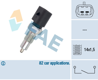 Włącznik świateł cofania FAE 40480