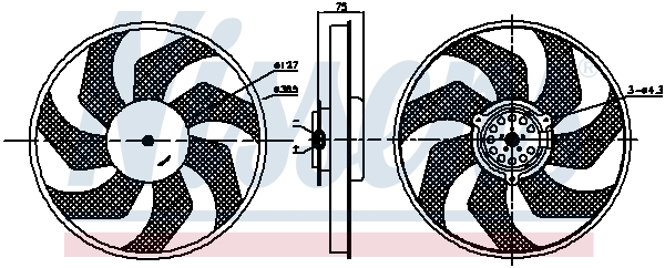 Wentylator NISSENS 85956