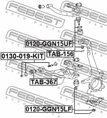 Tuleja wahacza FEBEST TAB-367
