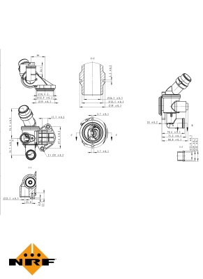Termostat NRF 725003