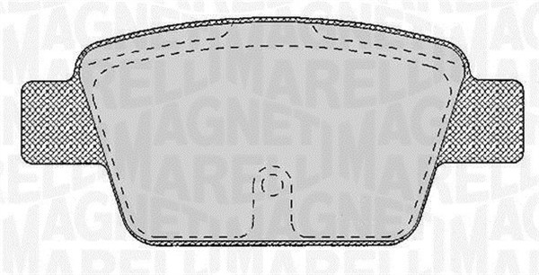 Klocki hamulcowe MAGNETI MARELLI 363916060125