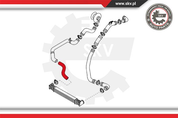 Przewód powietrza doładowującego ESEN SKV 24SKV104
