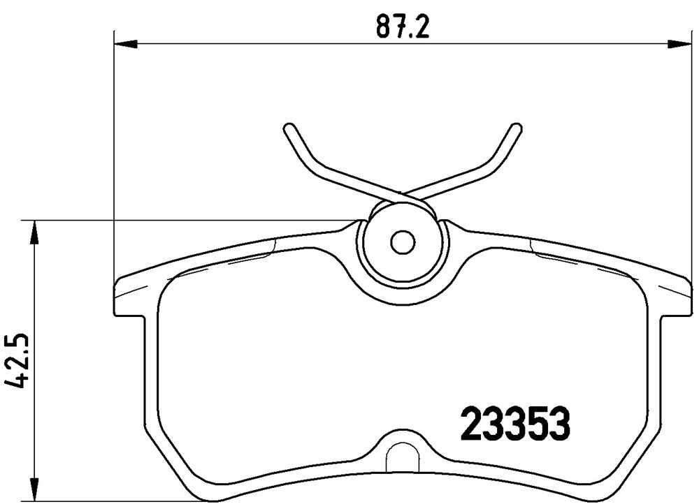 Klocki hamulcowe BREMBO P 24 047