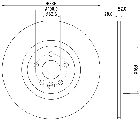 Tarcza hamulcowa HELLA 8DD 355 119-131