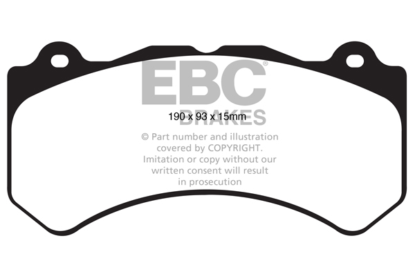 Klocki hamulcowe EBC BRAKES DP41853R