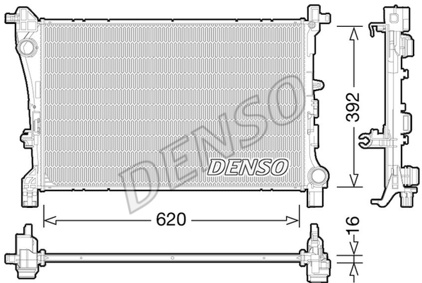 Chłodnica DENSO DRM09166