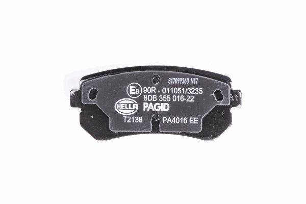 Klocki hamulcowe HELLA 8DB 355 016-221