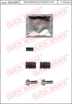 Zestaw naprawczy zacisk hamulcowy QUICK BRAKE 113-1317