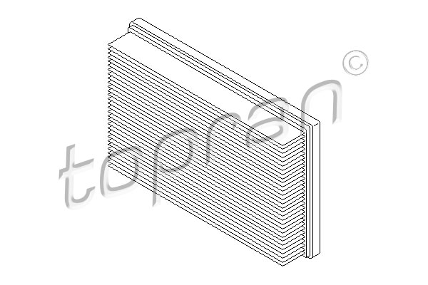Filtr powietrza TOPRAN 501 664