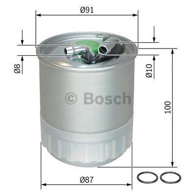 Filtr paliwa BOSCH F 026 402 056