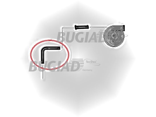 Przewód powietrza doładowującego BUGIAD 88101