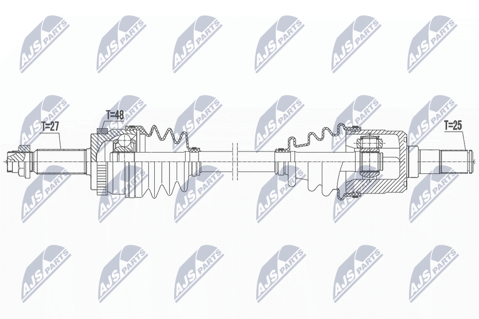 Wał napędowy NTY NPW-KA-392