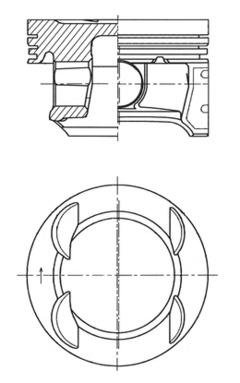 Tłok KOLBENSCHMIDT 41007620