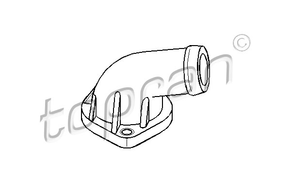 Króciec układu chłodzenia TOPRAN 107 305
