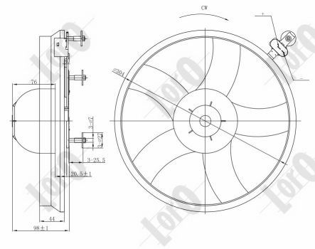 Wentylator ABAKUS 053-014-0014