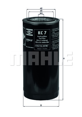 Filtr paliwa KNECHT KC 7